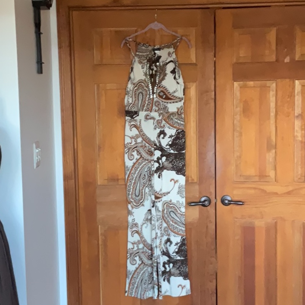 Paisley Print Pant suit Flare pants